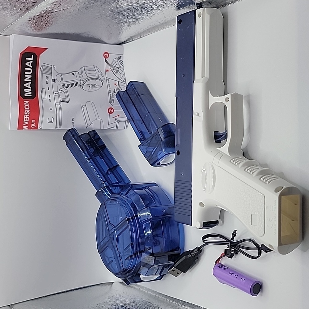 New 2023 Newest&Hottest Electric Water Gun, Blue Rechargeable Squirt Guns - Picture 3 of 11